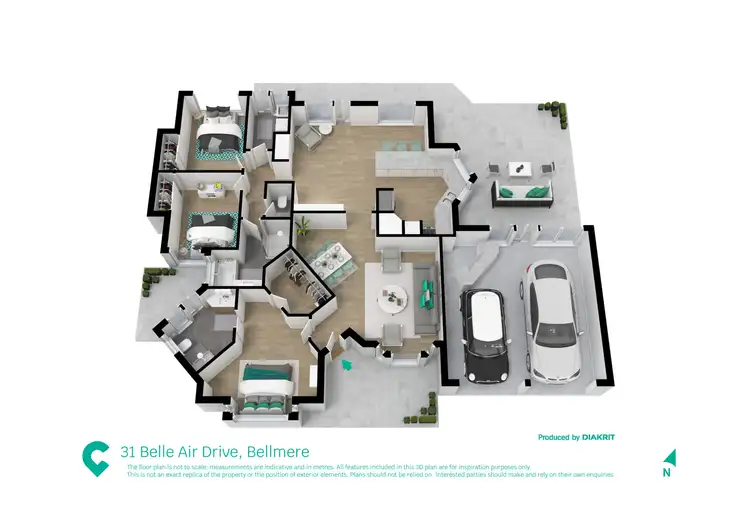 Floorplan of Homely house listing, 31 Belle Air Drive, Bellmere QLD 4510