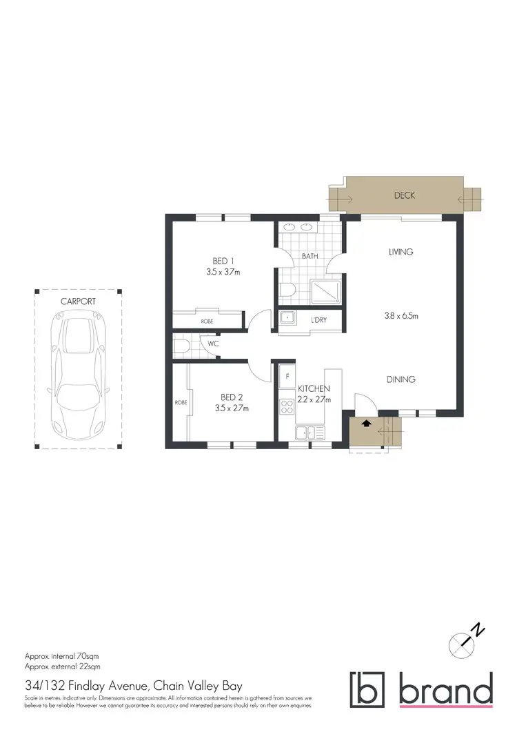 Floorplan of Homely house listing, 34/132 Findlay Avenue, Chain Valley Bay NSW 2259