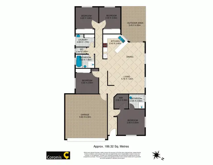 Floorplan of Homely house listing, 16 Glasshouse Street, Caboolture QLD 4510