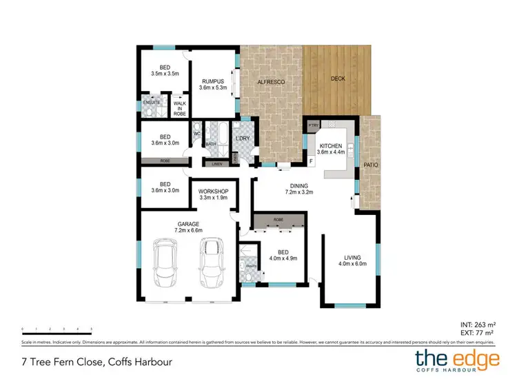 Floorplan of Homely house listing, 7 Tree Fern Close, Coffs Harbour NSW 2450