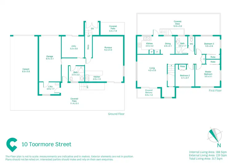 Floorplan of Homely house listing, 10 Toormore Street, Bracken Ridge QLD 4017