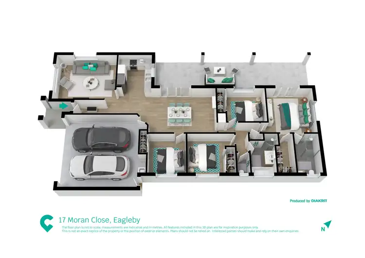 Floorplan of Homely house listing, 17 Moran Close, Eagleby QLD 4207
