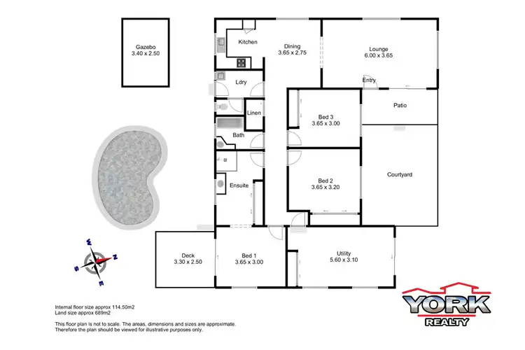 Floorplan of Homely house listing, 10 Trousdell Court, Rockville QLD 4350