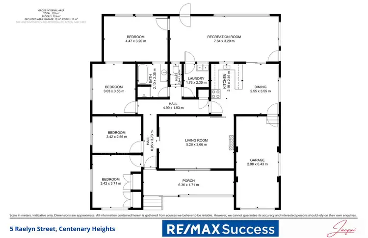 Floorplan of Homely house listing, 5 Raelyn Street, Centenary Heights QLD 4350