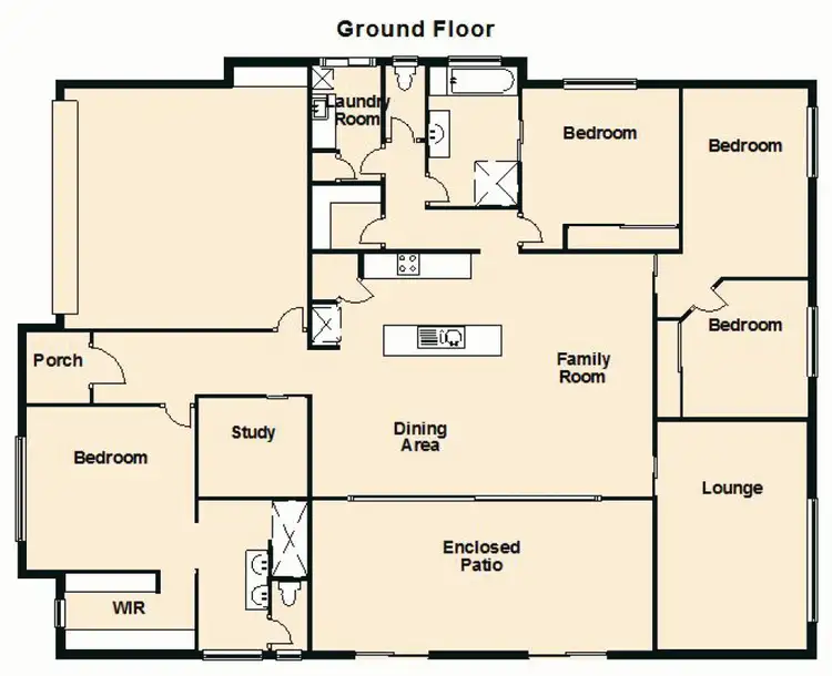 Floorplan of Homely house listing, 17 King Parrot Close, Narangba QLD 4504