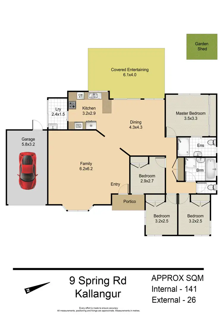 Floorplan of Homely house listing, 9 Spring Road, Kallangur QLD 4503