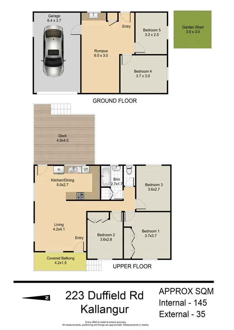 Floorplan of Homely house listing, 223 Duffield Road, Kallangur QLD 4503