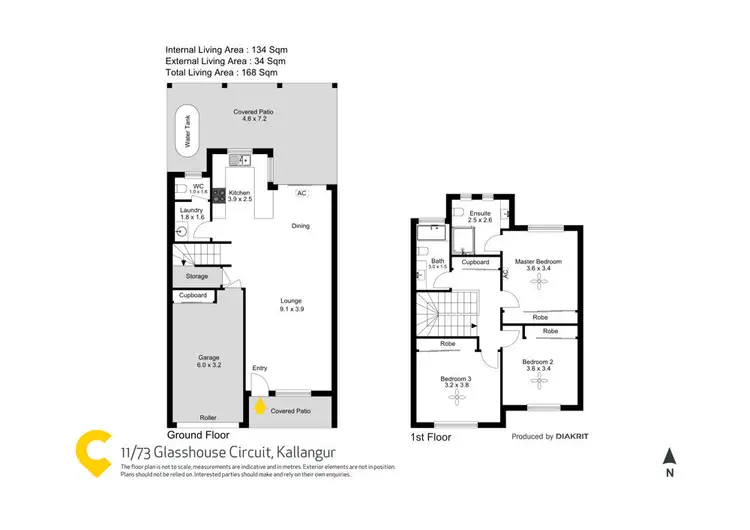 Floorplan of Homely house listing, 11/73 Glasshouse Circuit, Kallangur QLD 4503