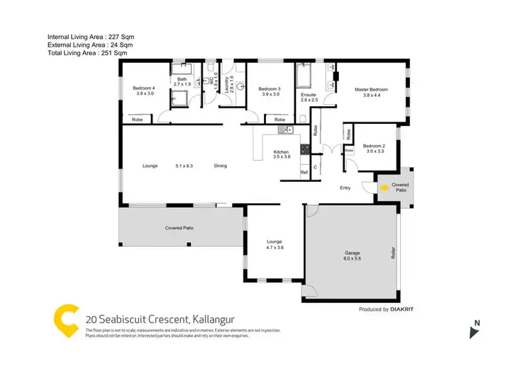 Floorplan of Homely house listing, 20 Seabiscuit Crescent, Kallangur QLD 4503