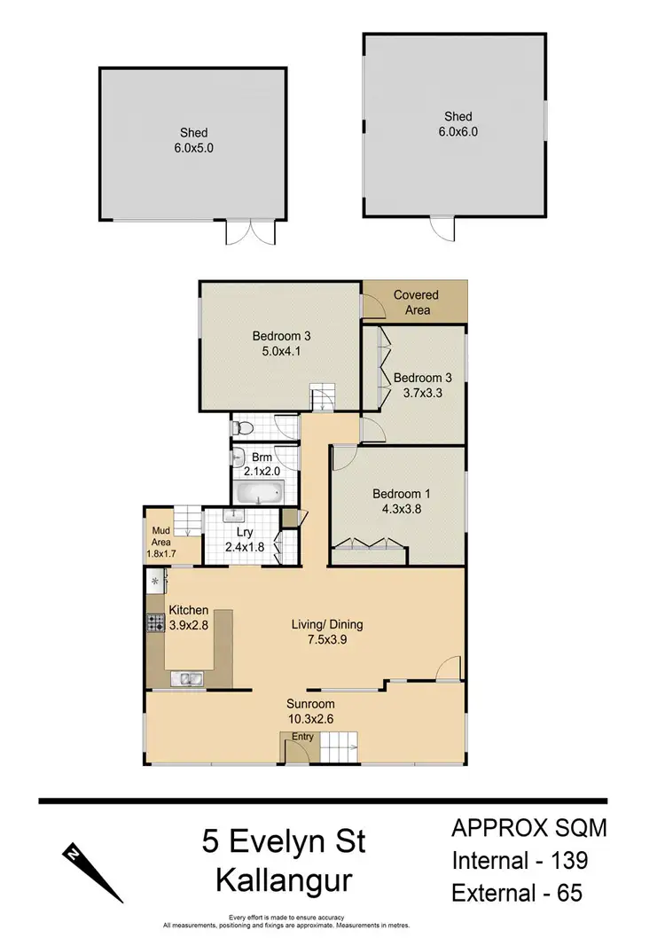 Floorplan of Homely house listing, 5 Evelyn Street, Kallangur QLD 4503