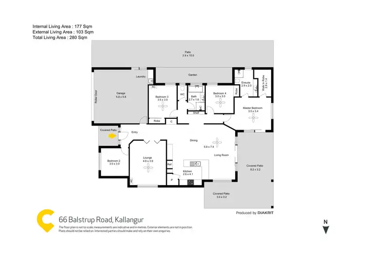 Floorplan of Homely house listing, 66 Balstrup Road, Kallangur QLD 4503