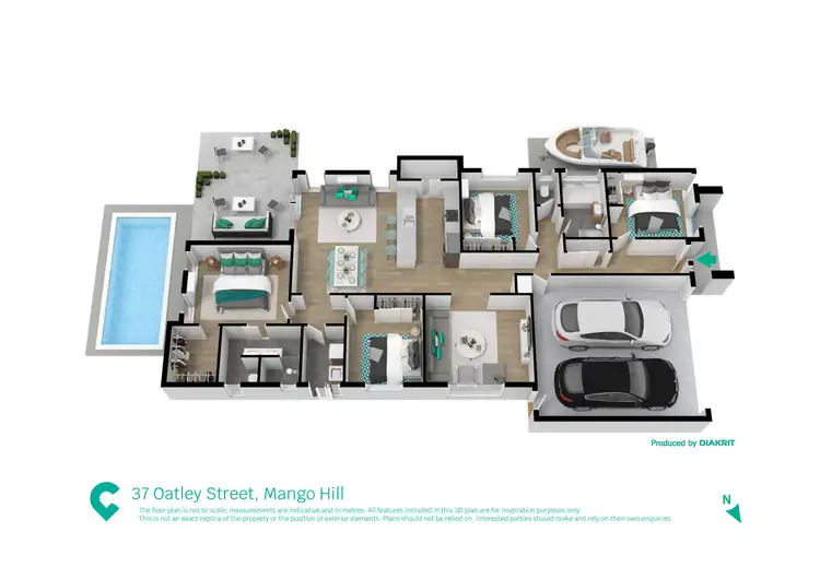 Floorplan of Homely house listing, 37 Oatley Street, Mango Hill QLD 4509