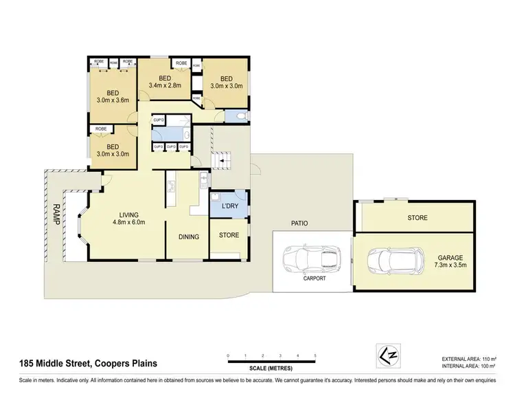 Floorplan of Homely house listing, 185 MIDDLE ST, Coopers Plains QLD 4108