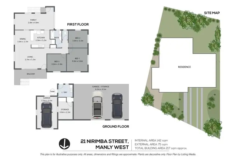 Floorplan of Homely house listing, 21 Nirimba Street, Manly West QLD 4179