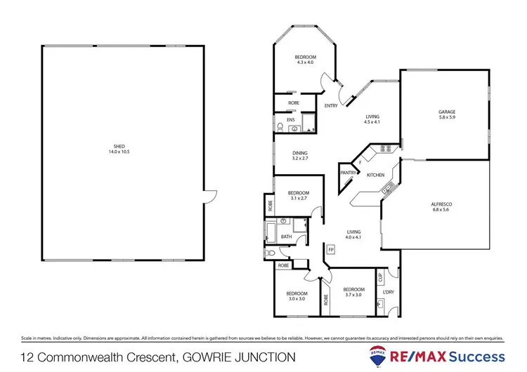 Floorplan of Homely house listing, 12 Commonwealth Crescent, Gowrie Junction QLD 4352
