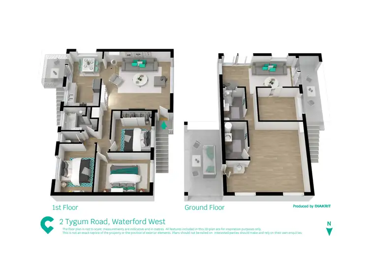 Floorplan of Homely house listing, 2 Tygum Road, Waterford West QLD 4133