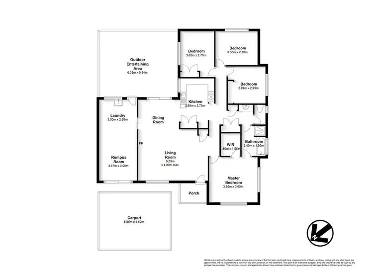 Floorplan of Homely house listing, 8 Waterlily Place, Caboolture South QLD 4510