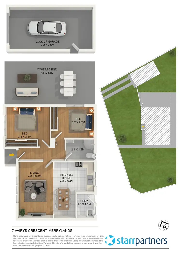 Floorplan of Homely house listing, 7 Vairys Crescent, Merrylands NSW 2160