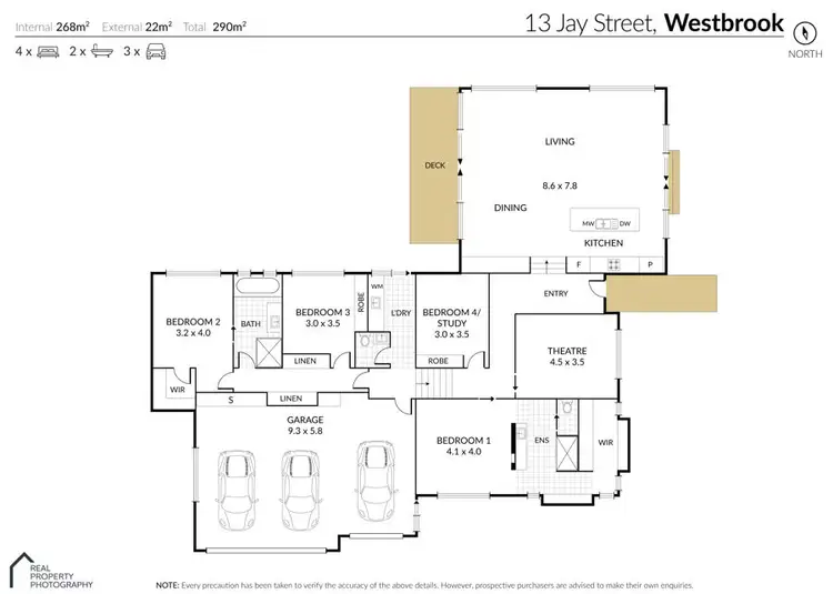 Floorplan of Homely house listing, 13 Jay Street, Westbrook QLD 4350