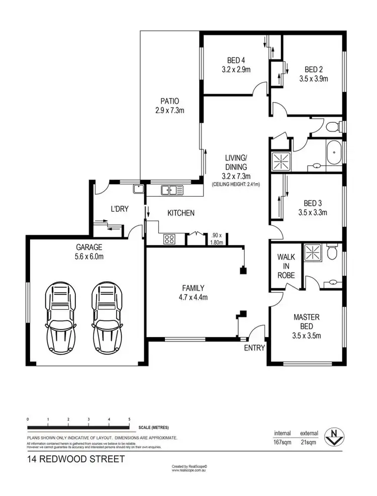 Floorplan of Homely house listing, 14 Redwood Street, Morayfield QLD 4506