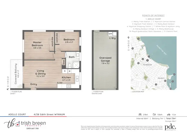 Floorplan of Homely unit listing, 4/28 Edith Street, Wynnum QLD 4178