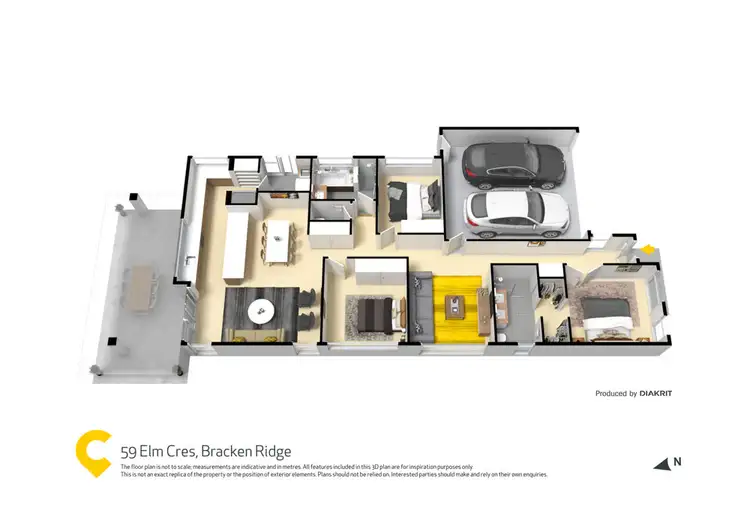 Floorplan of Homely house listing, 59 Elm Crescent, Bracken Ridge QLD 4017