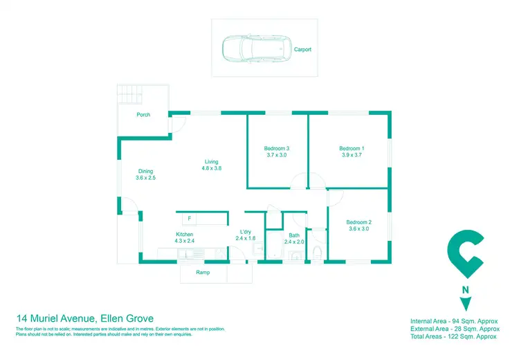 Floorplan of Homely house listing, 14 Muriel Avenue, Ellen Grove QLD 4078