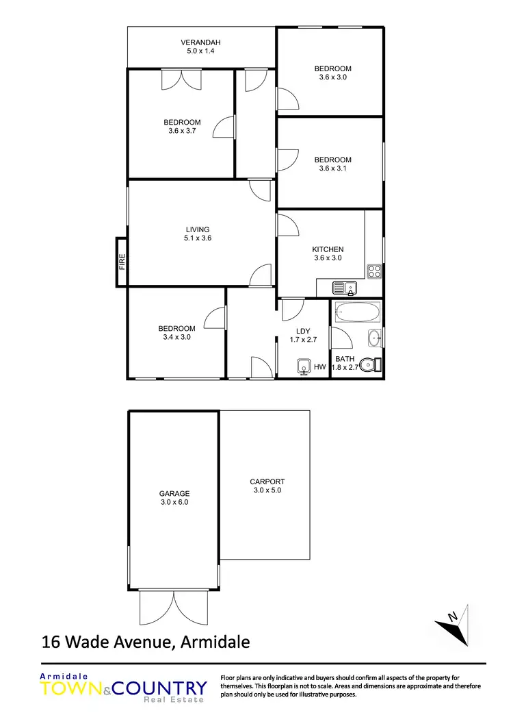 Floorplan of Homely house listing, 16 Wade Avenue, Armidale NSW 2350
