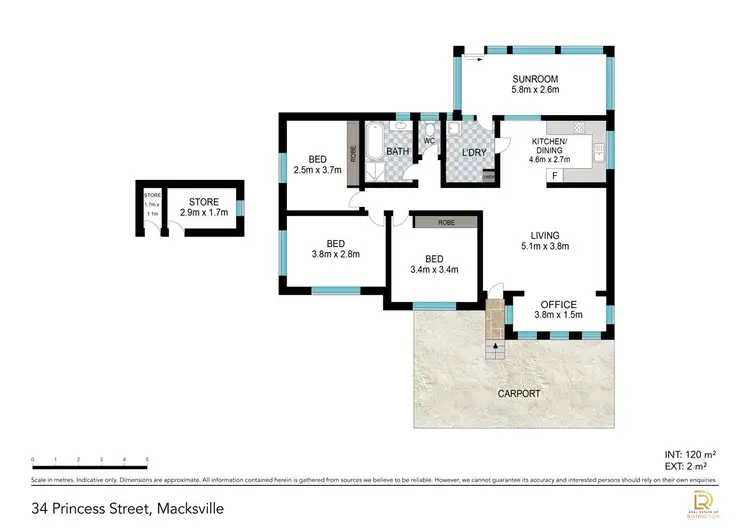 Floorplan of Homely house listing, 34 Princess Street, Macksville NSW 2447