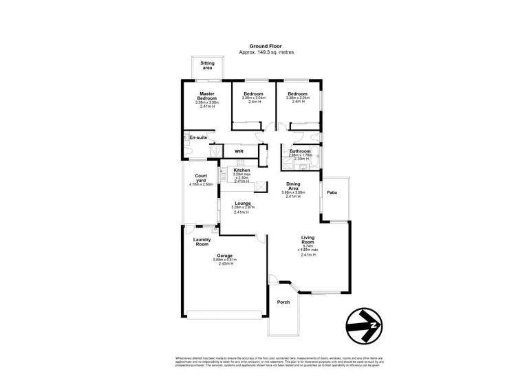 Floorplan of Homely house listing, 110 Silkyoak Circuit, Fitzgibbon QLD 4018