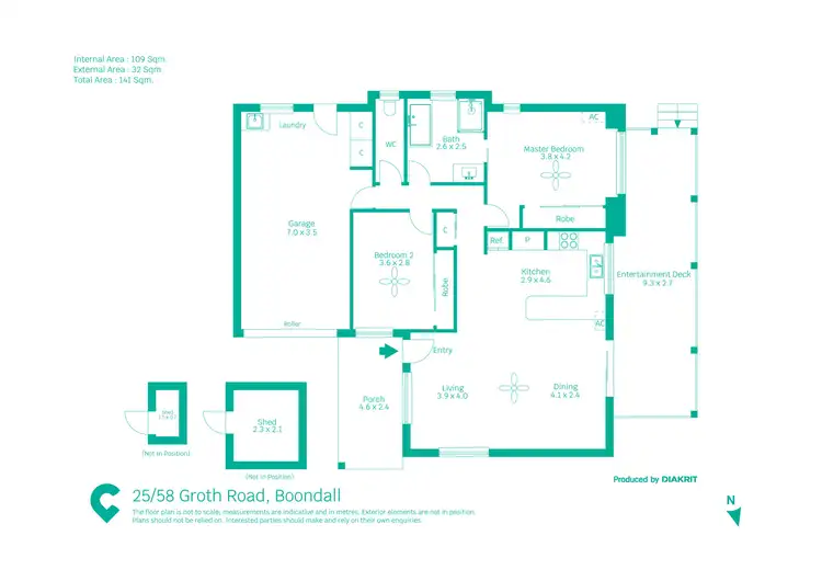 Floorplan of Homely unit listing, 25/58 Groth Road, Boondall QLD 4034