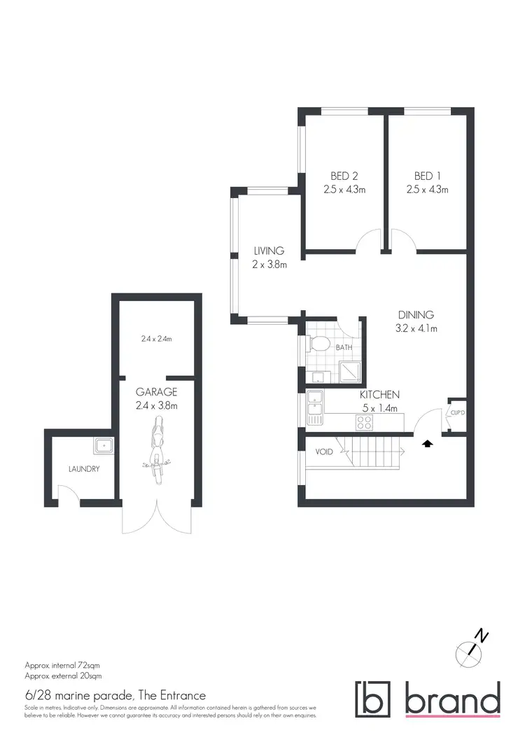 Floorplan of Homely house listing, 6/28 Marine Parade, The Entrance NSW 2261