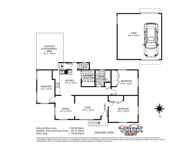 Floorplan of Homely house listing, 24a Perry Street, Harlaxton QLD 4350