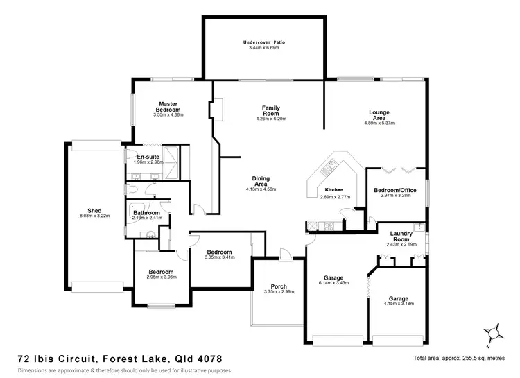 Floorplan of Homely house listing, 72 Ibis Circuit, Forest Lake QLD 4078