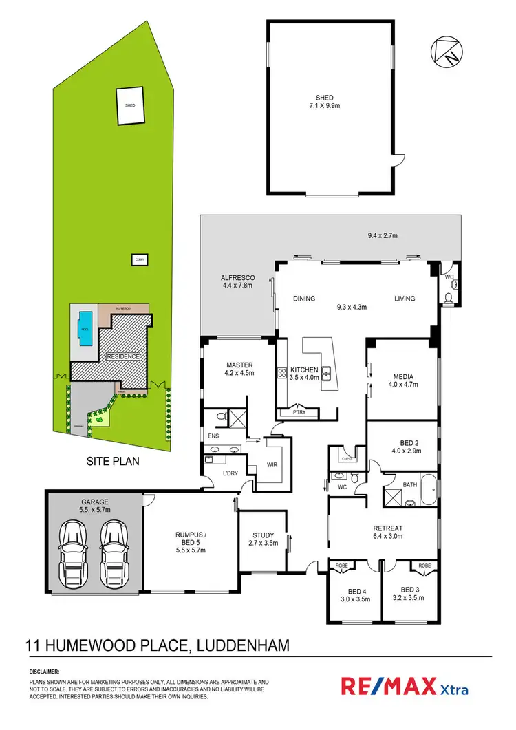 Floorplan of Homely house listing, 11 Humewood Place, Luddenham NSW 2745