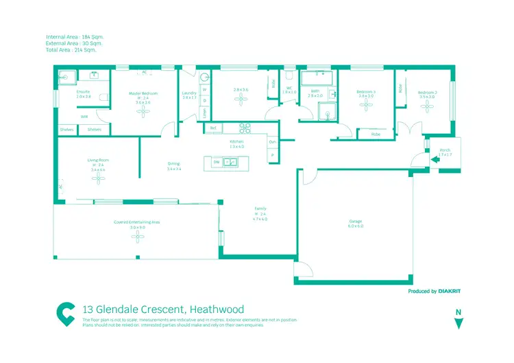 Floorplan of Homely house listing, 13 Glendale Crescent, Heathwood QLD 4110