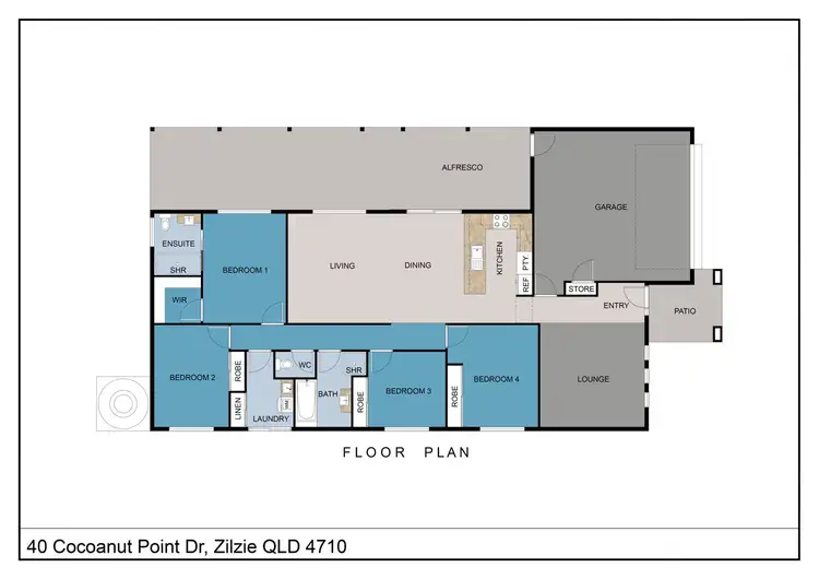 Floorplan of Homely house listing, 40 Cocoanut Point Drive, Zilzie QLD 4710