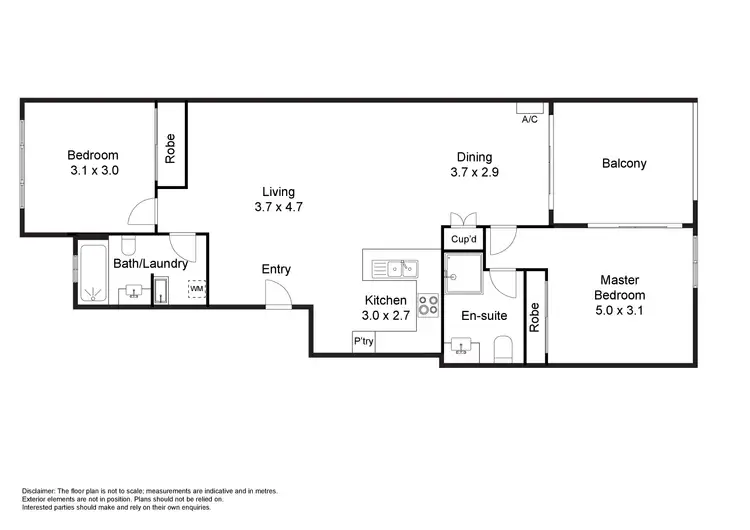 Floorplan of Homely unit listing, 5/47 Glasgow Street, Zillmere QLD 4034
