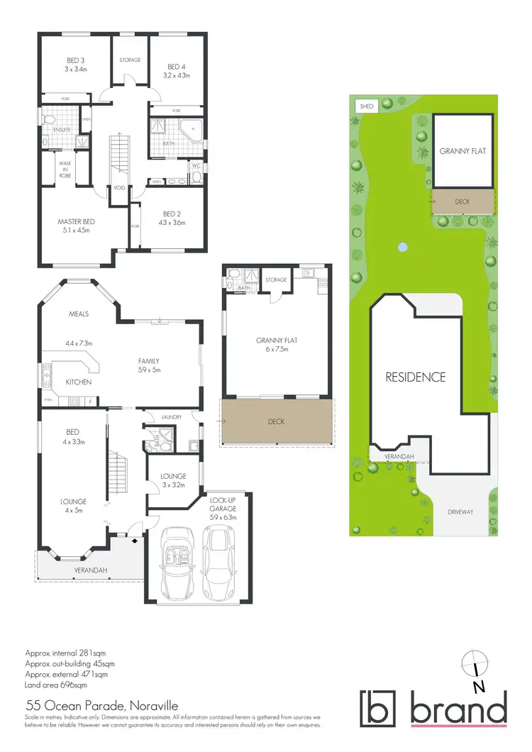 Floorplan of Homely house listing, 55 Ocean Parade, Noraville NSW 2263