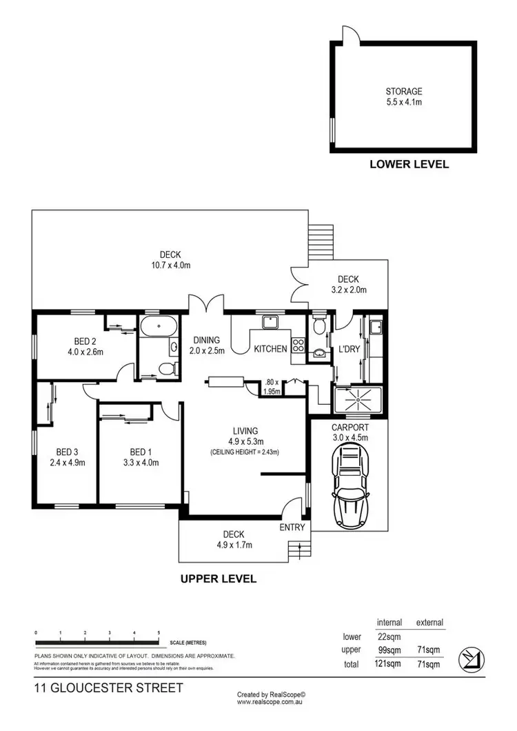 Floorplan of Homely house listing, 11 Gloucester Street, Brighton QLD 4017