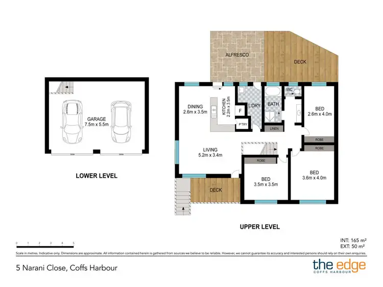 Floorplan of Homely house listing, 5 Narani Close, Coffs Harbour NSW 2450