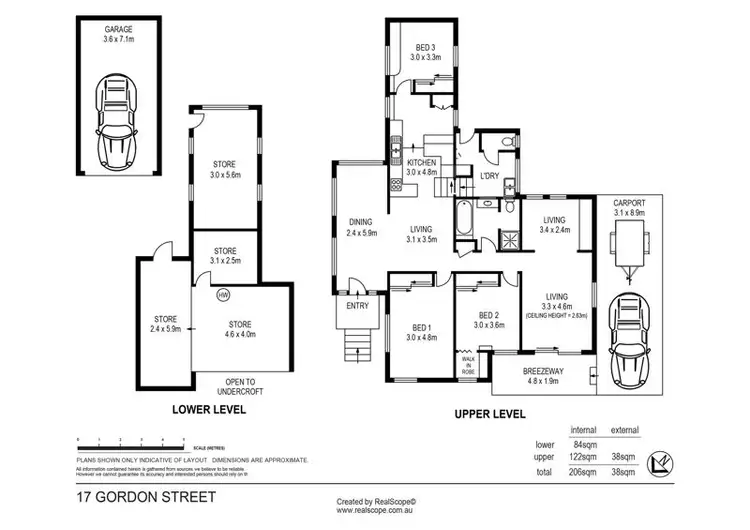 Floorplan of Homely house listing, 17 Gordon Street, Brighton QLD 4017