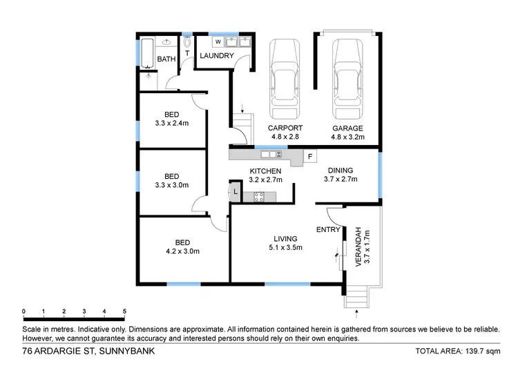 Floorplan of Homely house listing, 76 Ardargie Street, Sunnybank QLD 4109