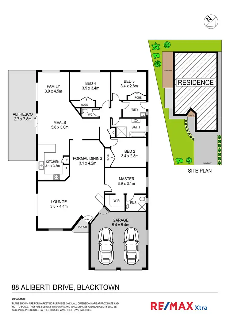 Floorplan of Homely house listing, 88 Aliberti Drive, Blacktown NSW 2148