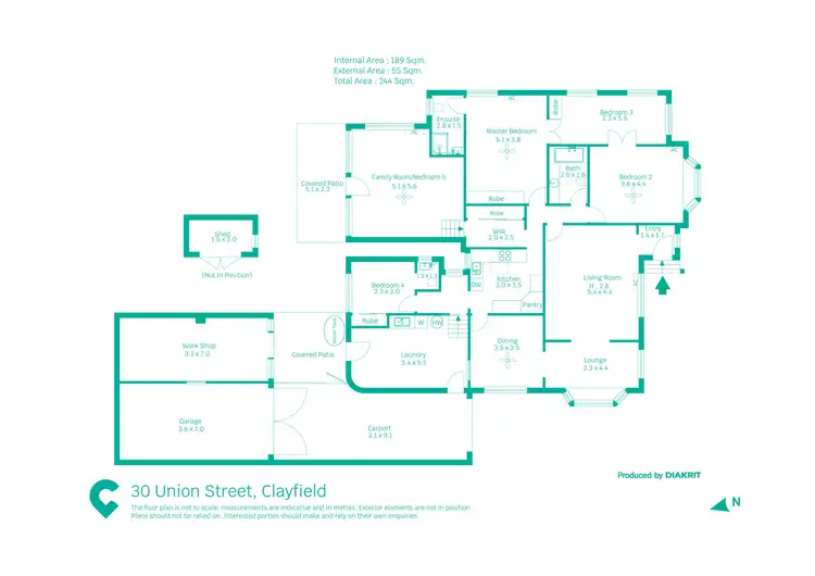 Floorplan of Homely house listing, 30 Union Street, Clayfield QLD 4011