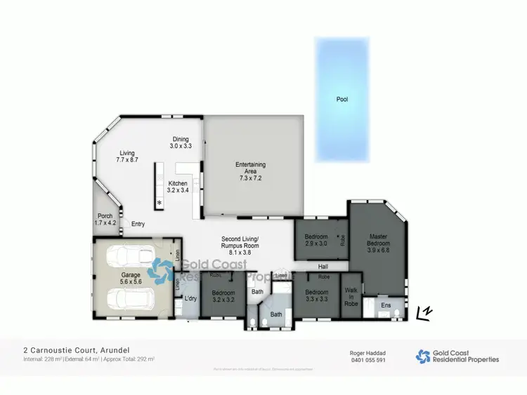 Floorplan of Homely house listing, 2 Carnoustie Court, Arundel QLD 4214