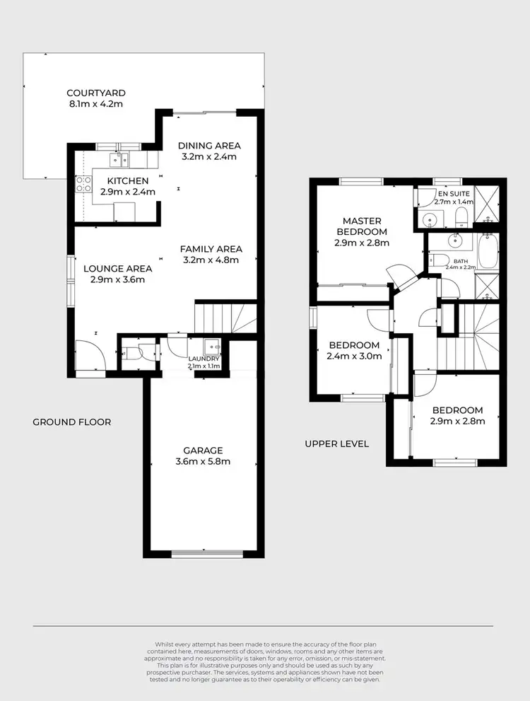 Floorplan of Homely townhouse listing, 28/30 Federation Street, Wynnum West QLD 4178