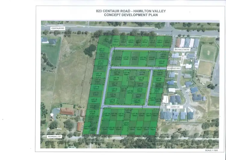 Floorplan of Homely land listing, 827 Centaur Rd, Hamilton Valley NSW 2641