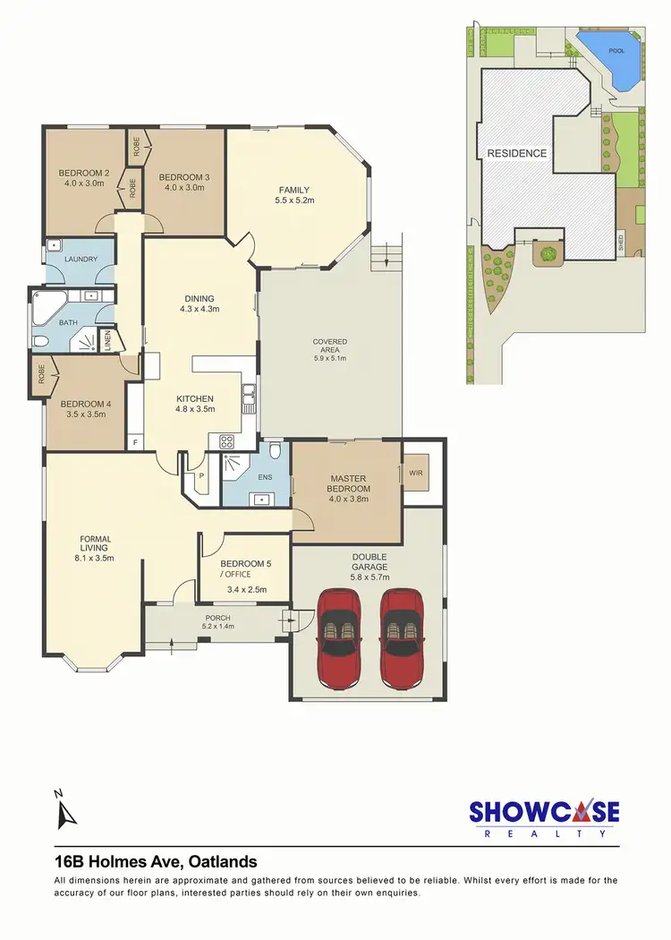 Floorplan of Homely house listing, 16B Holmes Avenue, Oatlands NSW 2117