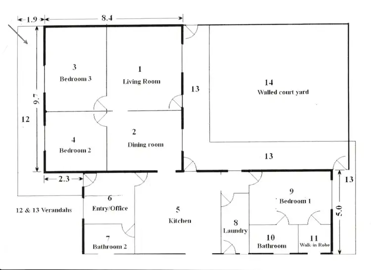Floorplan of Homely house listing, 121 Zadow Road, Caloote SA 5254